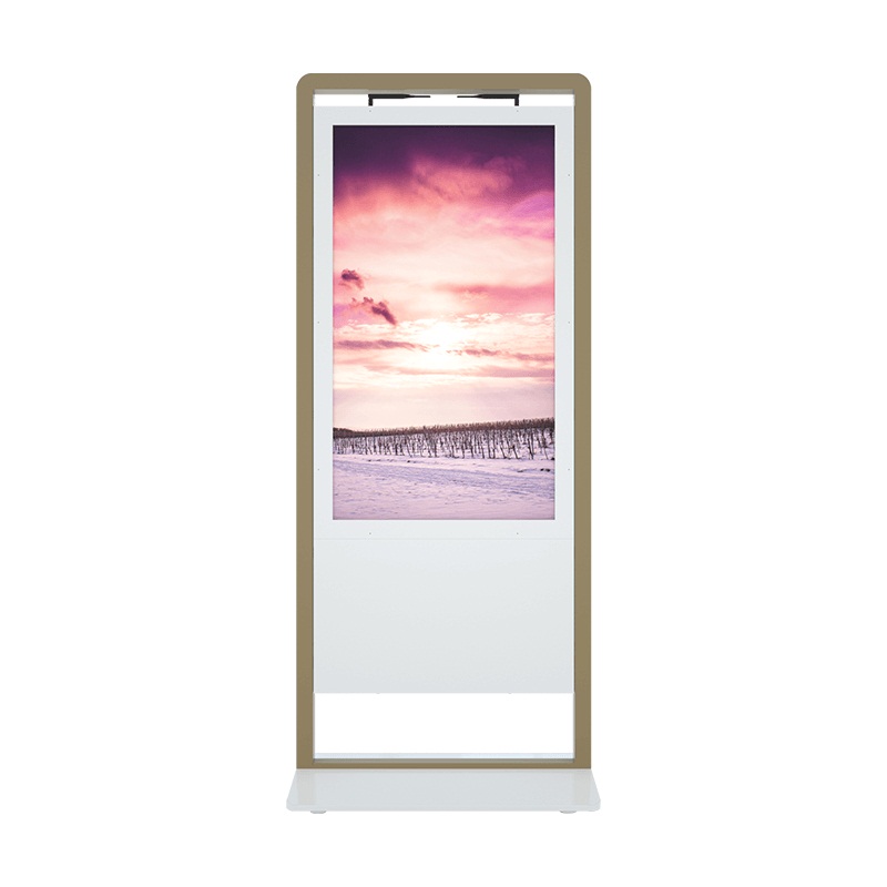 Double-sided vertical LCD advertising machine