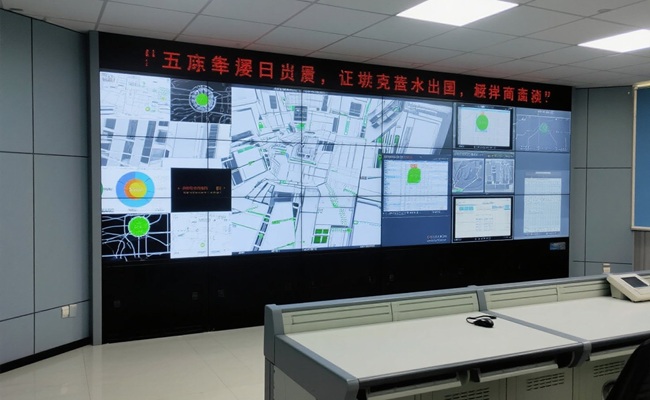 监控室液晶拼接屏色彩校准.jpg