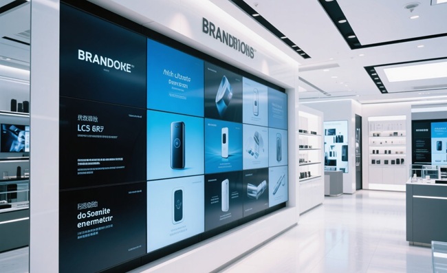 手机品牌店液晶拼接屏老化测试.jpg