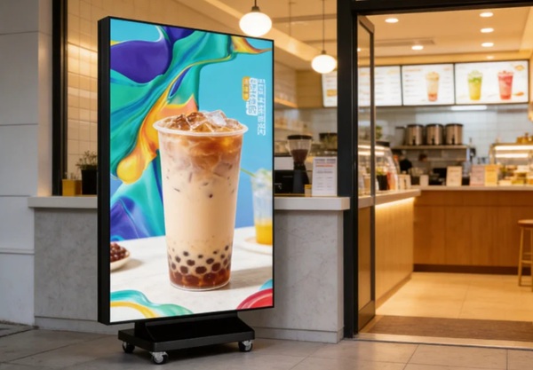 LED海报屏进化史:从单屏到前后折叠再到左右三折叠屏 LED海报屏进化史:从单屏到前后折叠再到左右三折叠屏