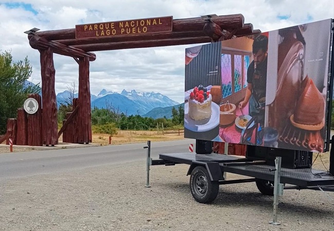 华邦瀛阿根廷项目案例:P3.91户外租赁屏装在拖车上,8㎡轻松应对游泳赛事 华邦瀛阿根廷项目案例:P3.91户外租赁屏装在拖车上,8㎡轻松应对游泳赛事