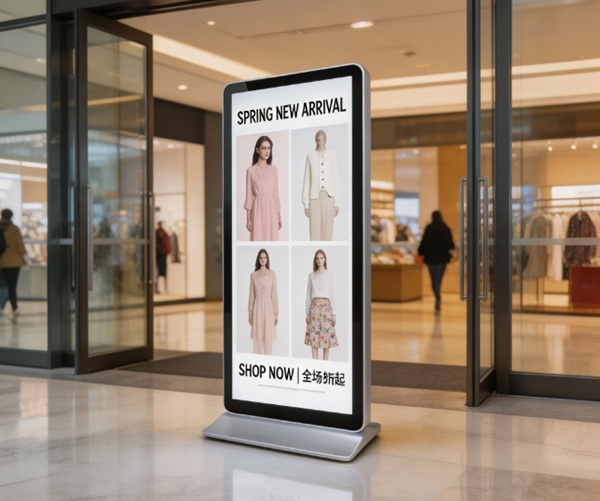 立式触摸广告机：液晶广告机还是触摸一体机？一文讲清两者的关系