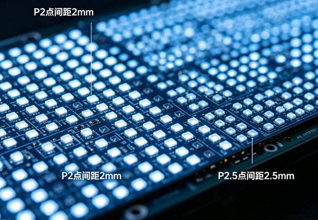 P2 和 P2.5 LED 屏灯珠细节特写对比.jpg